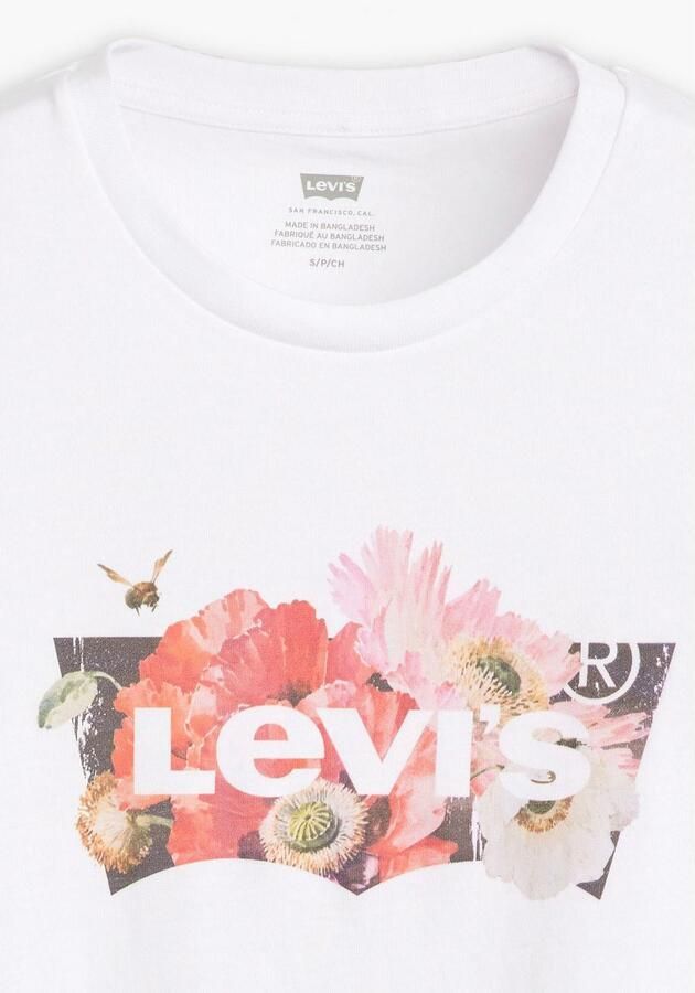 Levi's T-shirt met labelprint en ronde hals - Foto 3