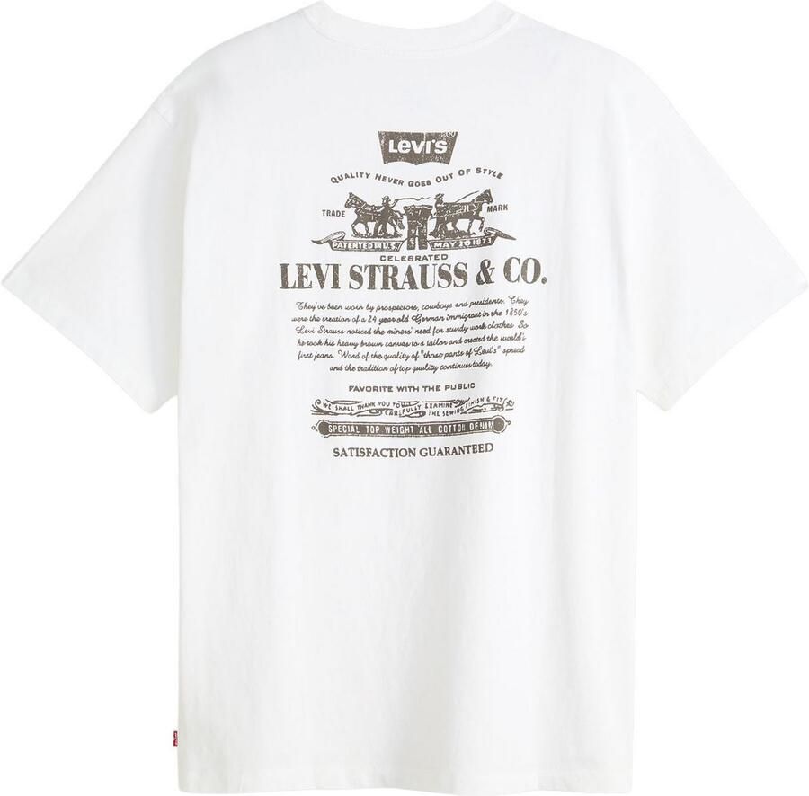 Levi's T-shirt LV T-Shirt VINTAGE FI met dubbelzijdige print