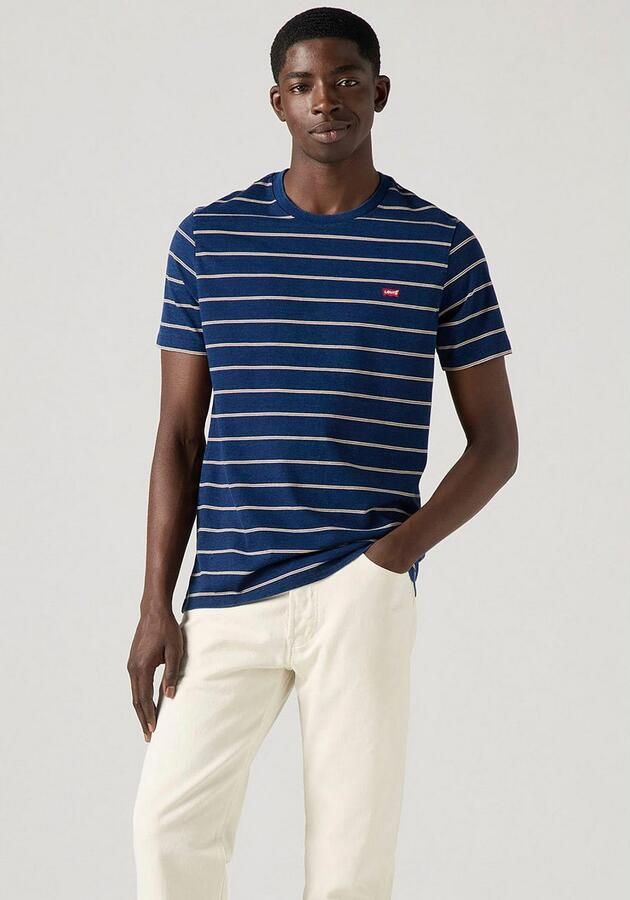 Levi's T-shirt Korte Mouw Levis 56605 0257 ORIGINAL TEE-TAPER STRIPE - Foto 4