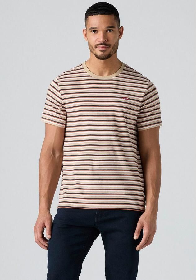 Levi's T-shirt met gestreept patroon - Foto 4