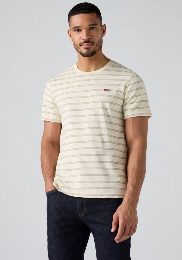 Levi's T-shirt met gestreept patroon