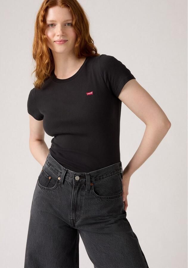 Levi's T-shirt Mini-Logo met klein logoborduursel op borsthoogte (set 2-delig) - Foto 3