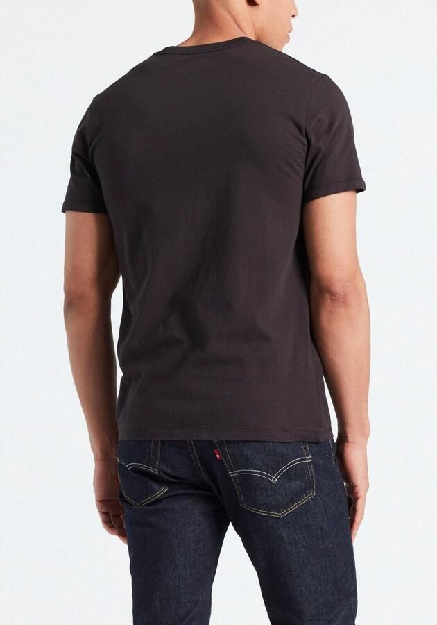 Levi's Zwarte Katoenen Heren T-Shirt met Korte Mouwen Black Heren - Foto 4