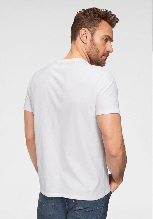 Levi's Knisperend Wit Logo T-Shirt Ronde Hals White Heren - Foto 8