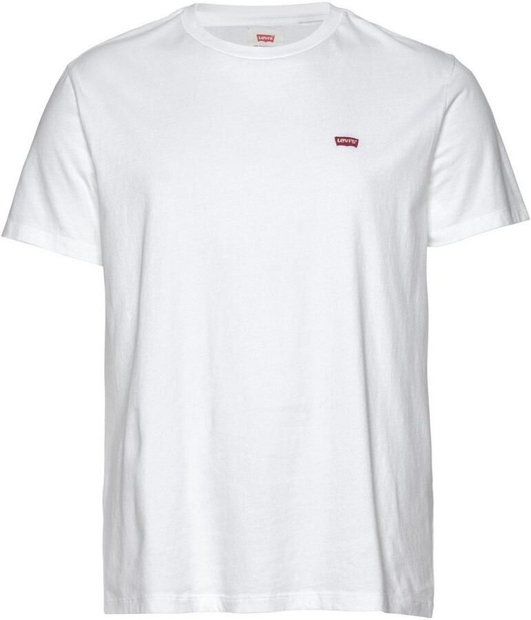 Levi's Knisperend Wit Logo T-Shirt Ronde Hals White Heren - Foto 5