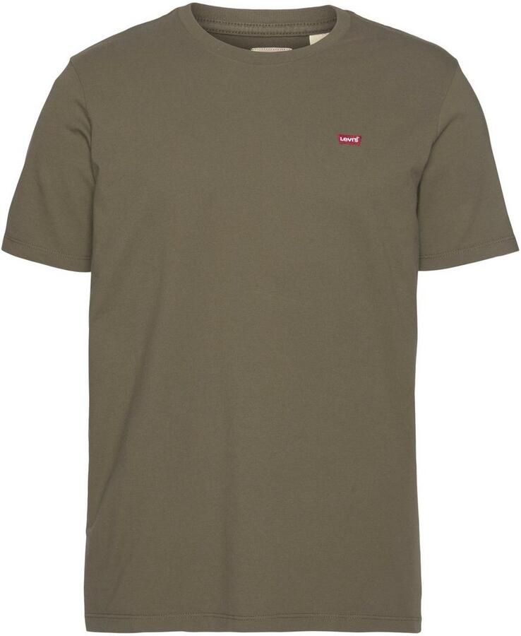 Levi's Heren T-shirt Korte Mouwen Groen 100% Katoen Green Heren - Foto 9