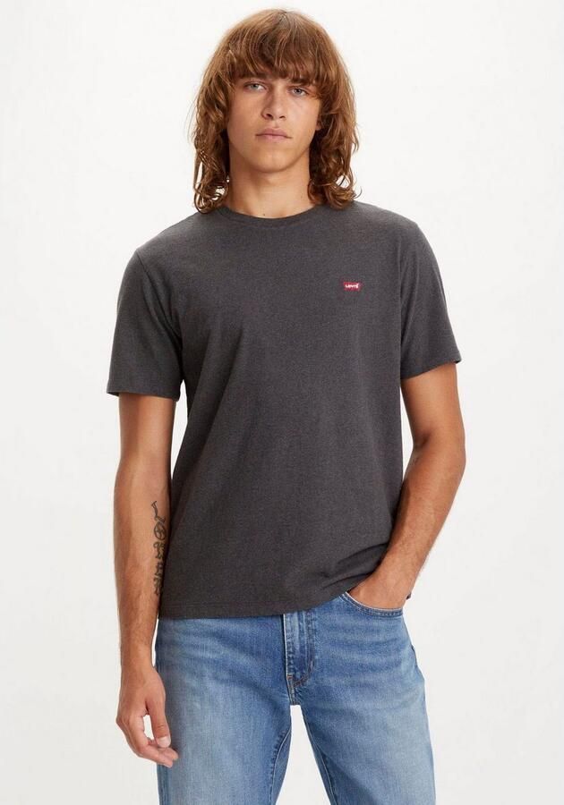 Levi's Klassieke katoenen T-shirts en Polos in Grijs Gray Heren - Foto 5
