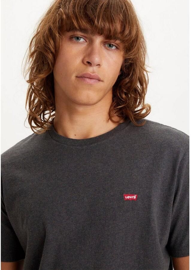 Levi's Klassieke katoenen T-shirts en Polos in Grijs Gray Heren - Foto 4