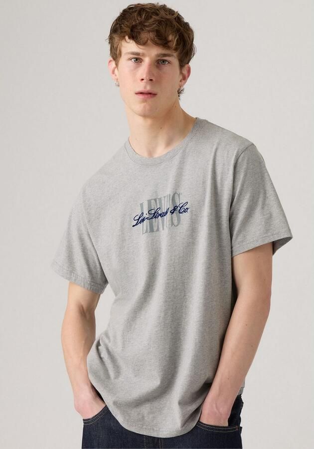 Levi's T-shirt RELAXED FIT TEE met een logo-opschrift - Foto 4