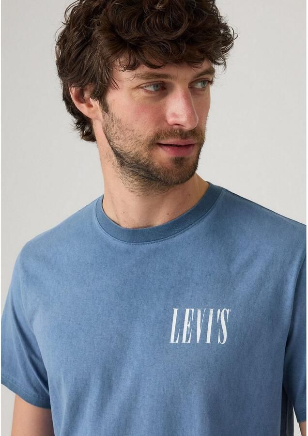 Levi's T-shirt RELAXED FIT TEE met een logo-opschrift - Foto 3