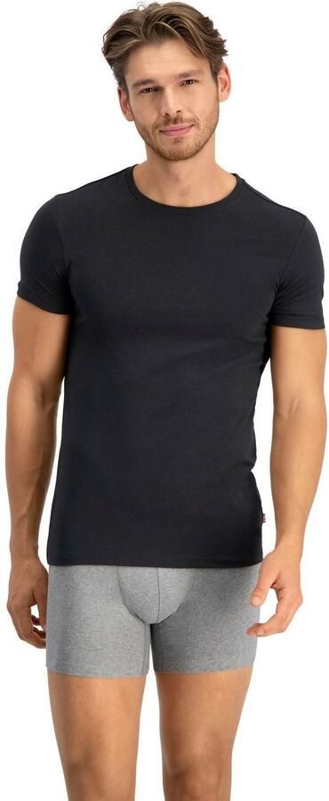 Levi's T-shirt Ronde hals korte mouw Cotton-Mix elastisch (Set van 2) - Foto 11