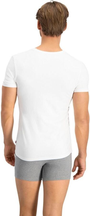 Levi's T-shirt Ronde hals korte mouw Cotton-Mix elastisch (Set van 2) - Foto 8