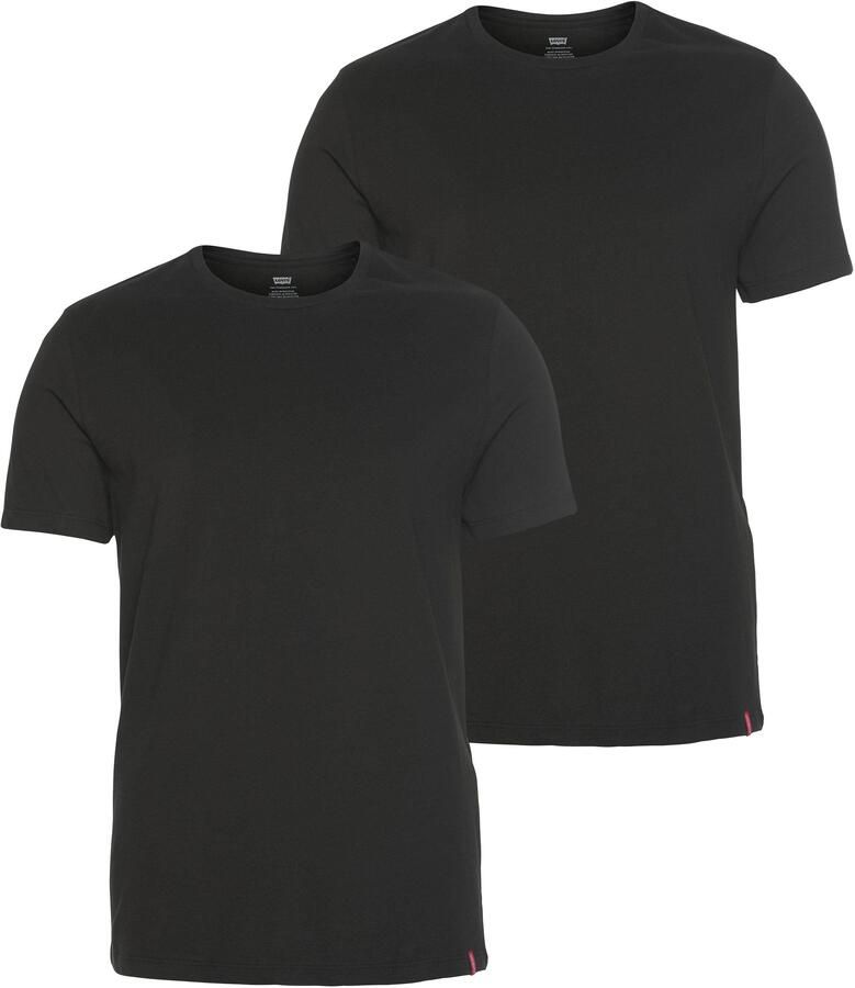 Levi's Slim fit T-shirt met labeldetail in een set van 2 stuks - Foto 8