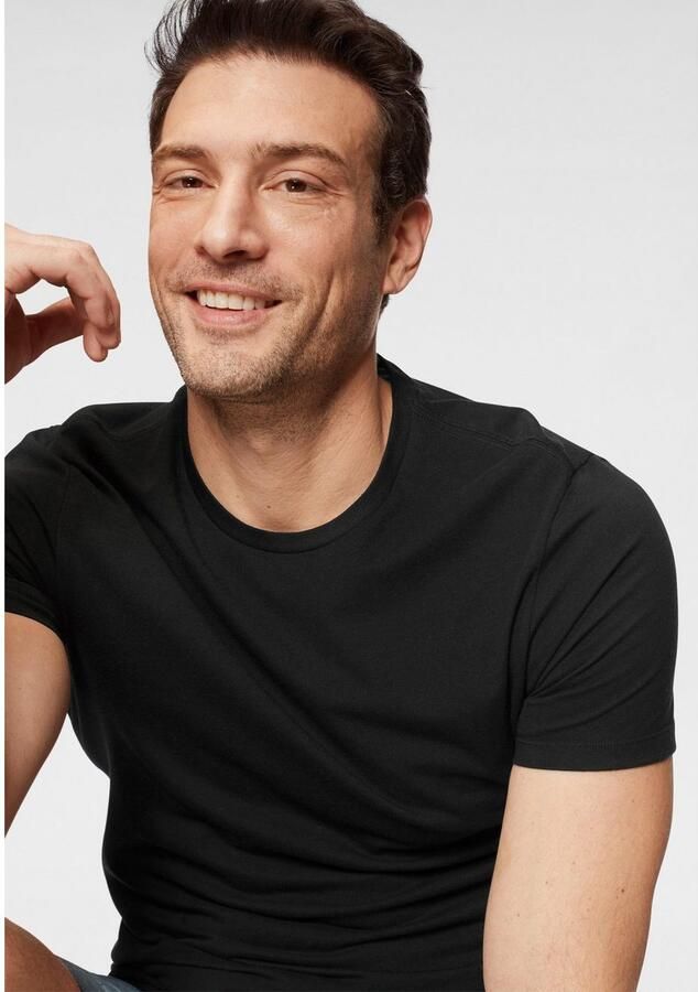 Levi's Slim fit T-shirt met labeldetail in een set van 2 stuks - Foto 5