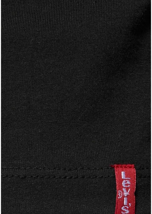 Levi's Slim fit T-shirt met labeldetail in een set van 2 stuks - Foto 2