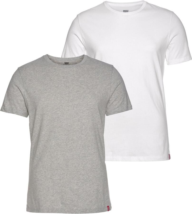 Levi's T-shirt Levis 79541 0003 TWO PACK TEE-1 WHITE 1 GREY - Foto 9