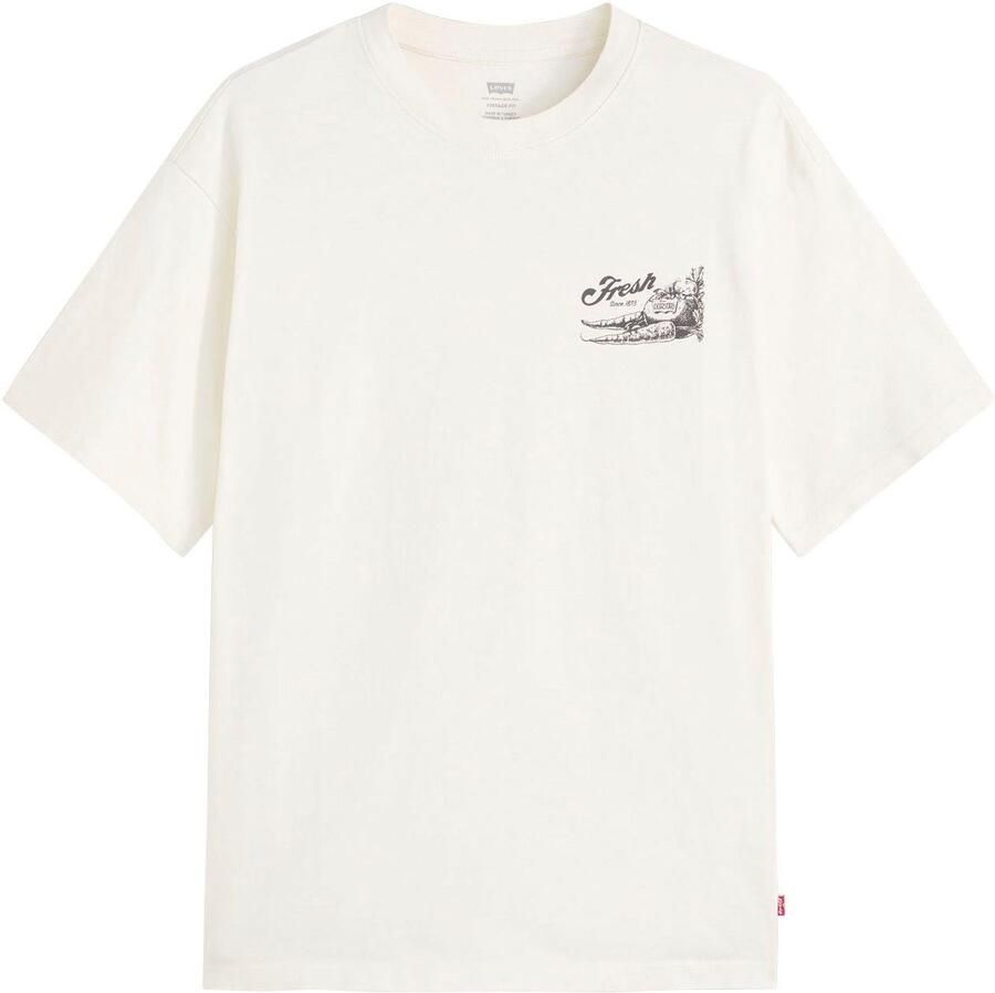 Levi's T-shirt SEVINTAGE met logo-patch op de borst - Foto 3