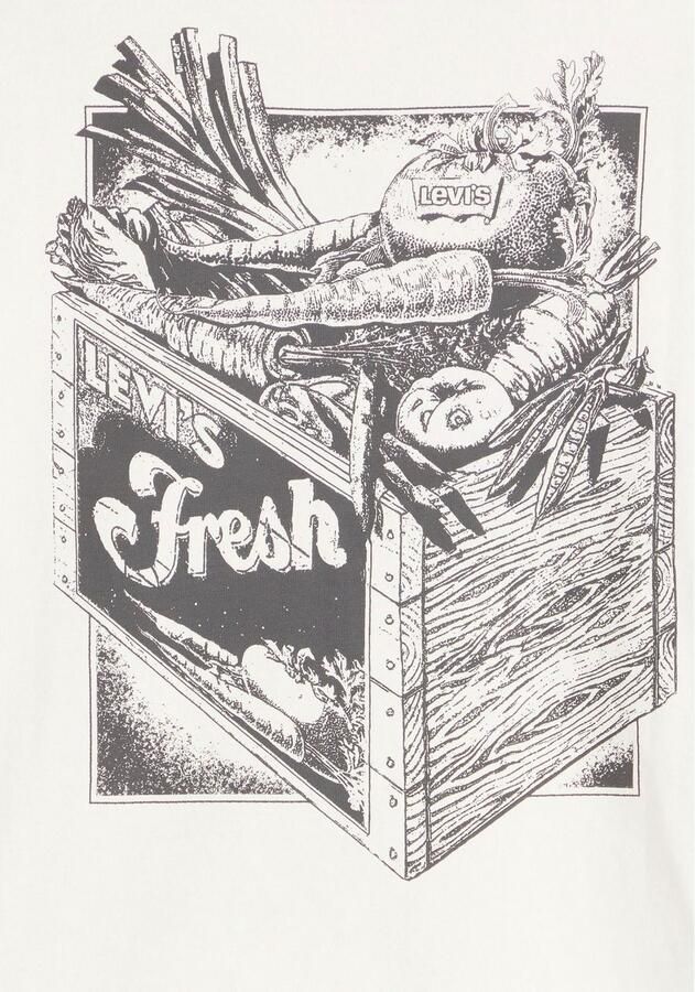 Levi's T-shirt SEVINTAGE met logo-patch op de borst - Foto 2