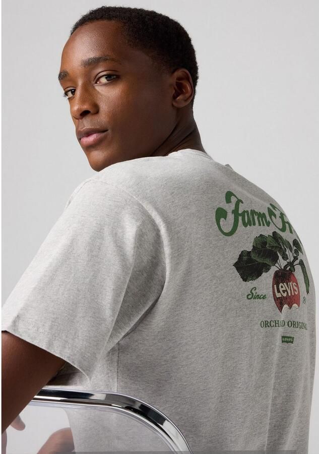 Levi's T-shirt SEVINTAGE met logo-patch op de borst - Foto 3