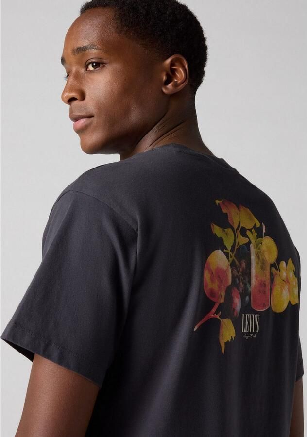 Levi's T-shirt SEVINTAGE met logo-patch op de borst - Foto 2