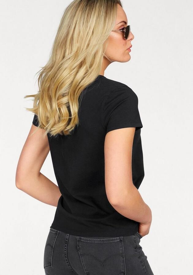 Levi's Chique zwart logo-T-shirt voor alledaagse elegantie Black Dames - Foto 6