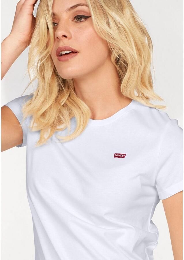 Levi's Stijlvol Logo T-shirt in wit katoen White Dames - Foto 5