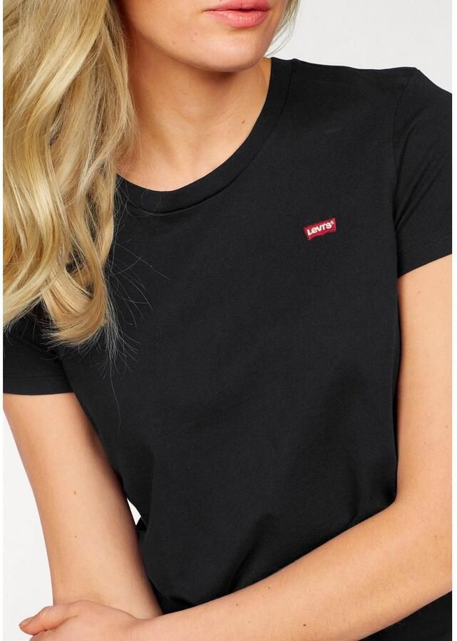 Levi's Chique zwart logo-T-shirt voor alledaagse elegantie Black Dames - Foto 4