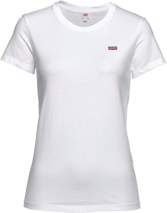 Levi's Stijlvol Logo T-shirt in wit katoen White Dames - Foto 4