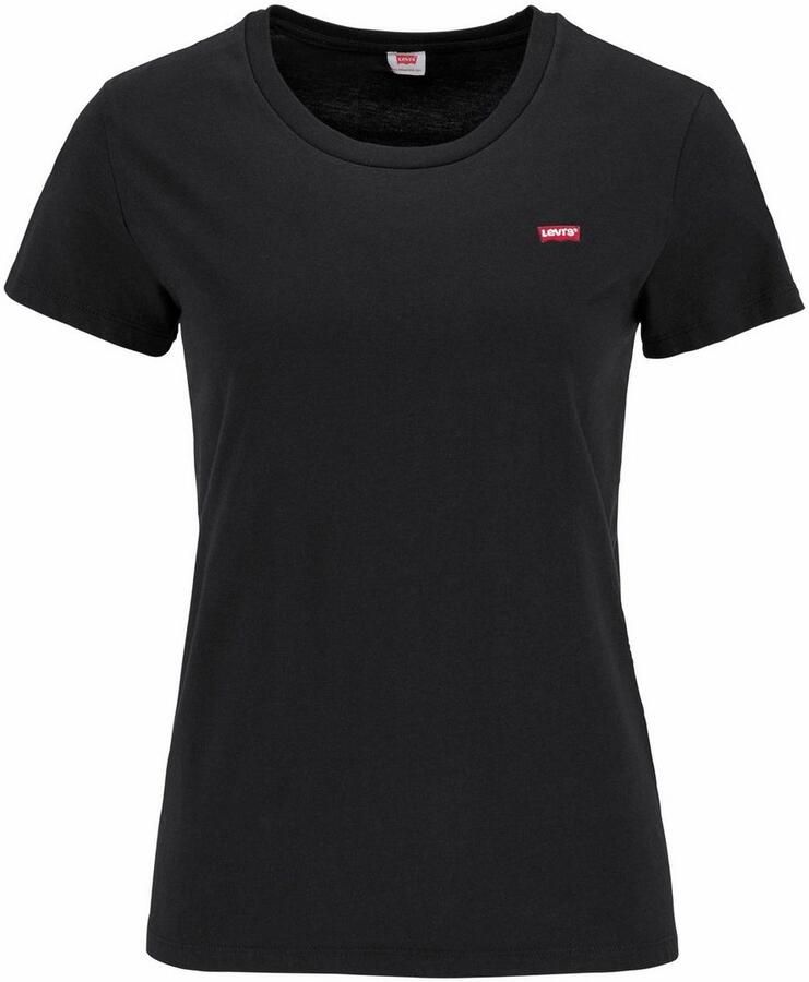 Levi's Chique zwart logo-T-shirt voor alledaagse elegantie Black Dames - Foto 2