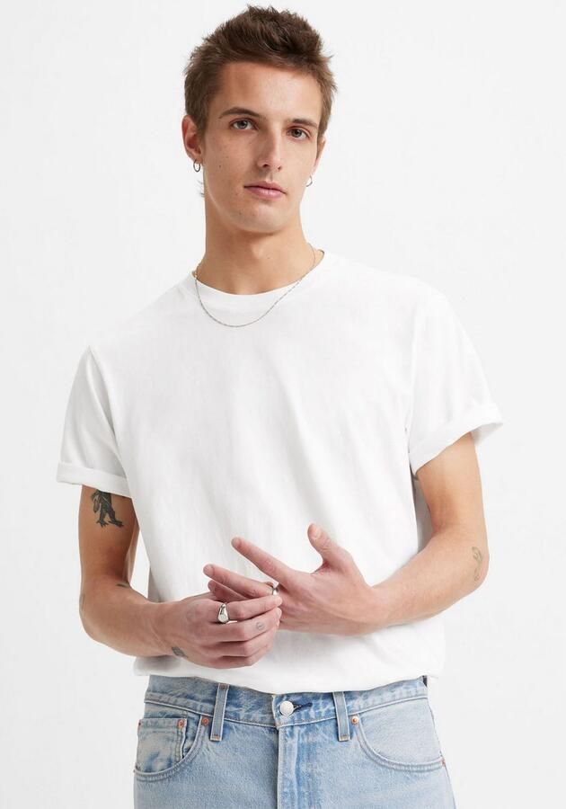 Levi's T-shirt THE ESSENT met een ronde hals - Foto 2