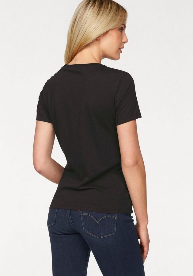Levi's Zwart Print T-shirt voor Dames Black Dames - Foto 8