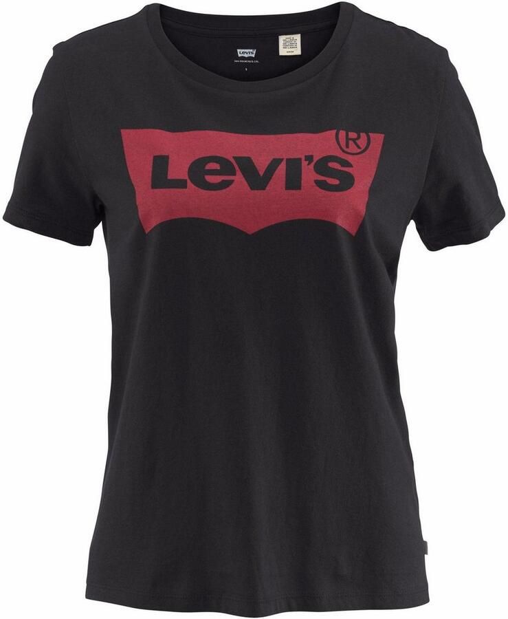 Levi's Zwart Print T-shirt voor Dames Black Dames - Foto 5