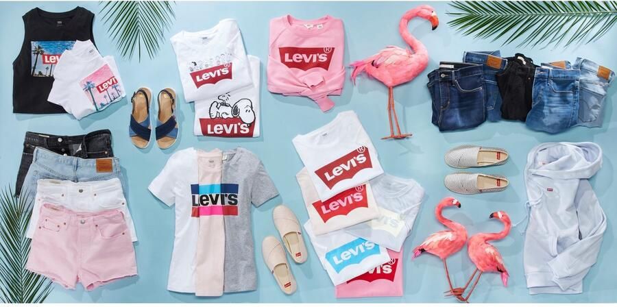 Levi's Zwart Print T-shirt voor Dames Black Dames - Foto 12