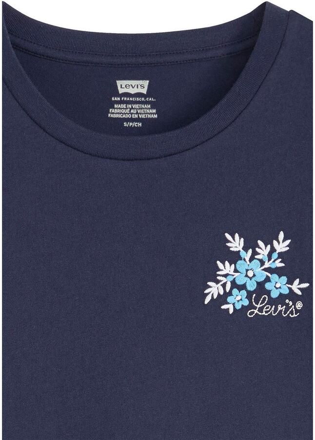 Levi's T-shirt The Perfect Tee met batwing-logoprint - Foto 2