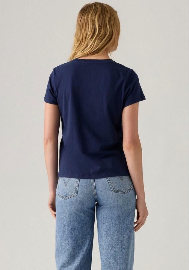 Levi's T-shirt The Perfect Tee met batwing-logoprint - Foto 4