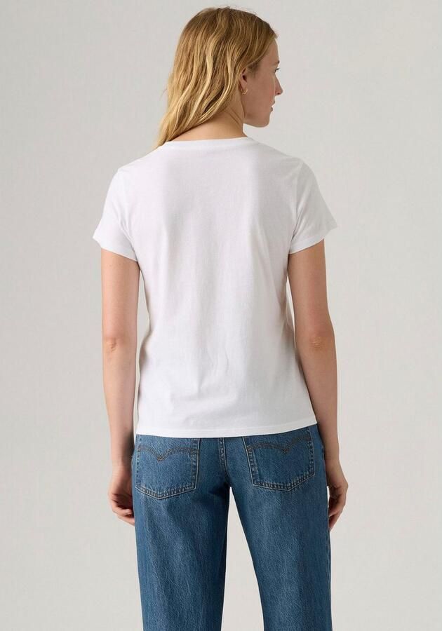 Levi's T-shirt The Perfect Tee met batwing-logoprint - Foto 5