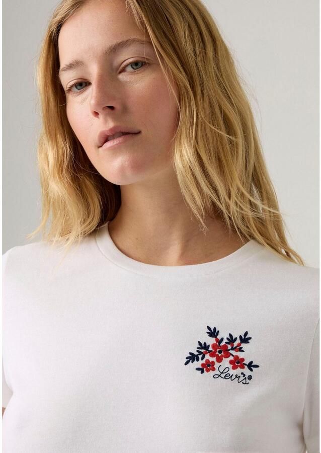 Levi's T-shirt The Perfect Tee met batwing-logoprint - Foto 2