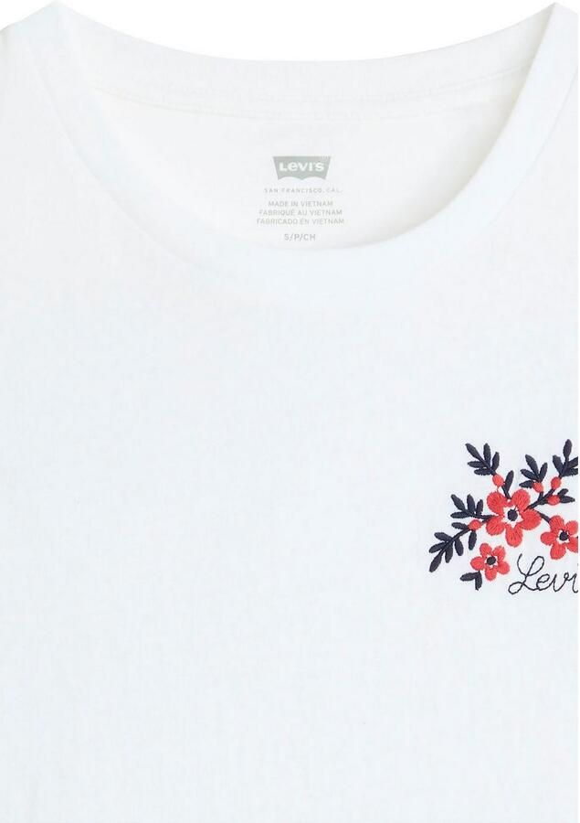 Levi's T-shirt The Perfect Tee met batwing-logoprint - Foto 3