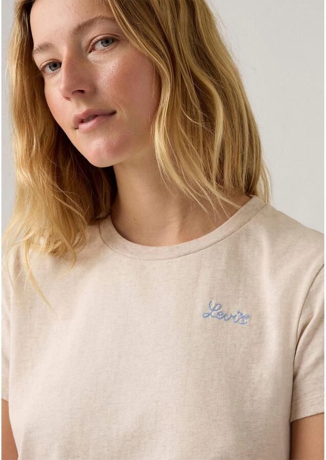 Levi's T-shirt The Perfect Tee met batwing-logoprint - Foto 3