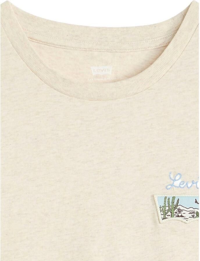 Levi's T-shirt The Perfect Tee met batwing-logoprint - Foto 2