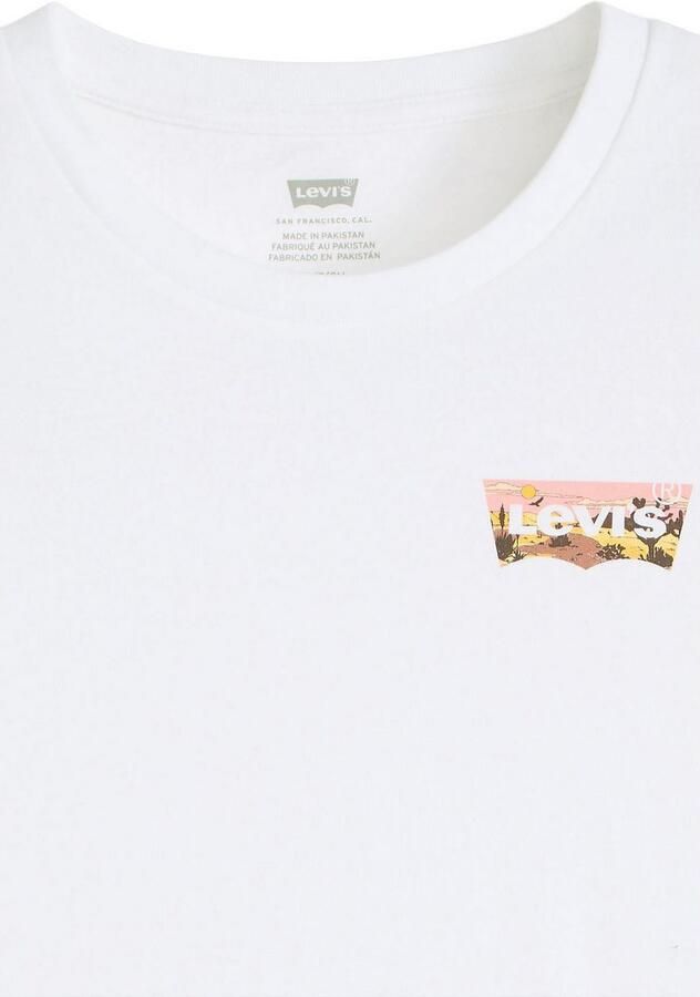 Levi's T-shirt The Perfect Tee met batwing-logoprint - Foto 3