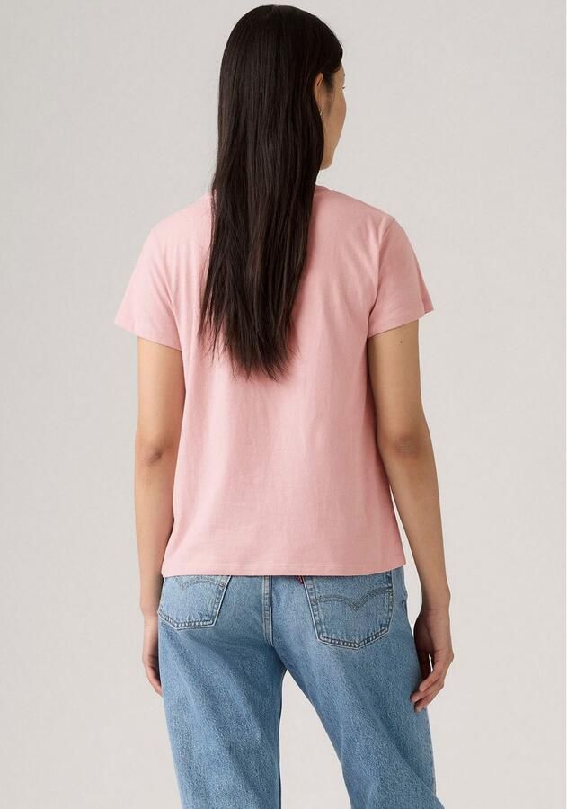 Levi's T-shirt The Perfect Tee met batwing-logoprint - Foto 6