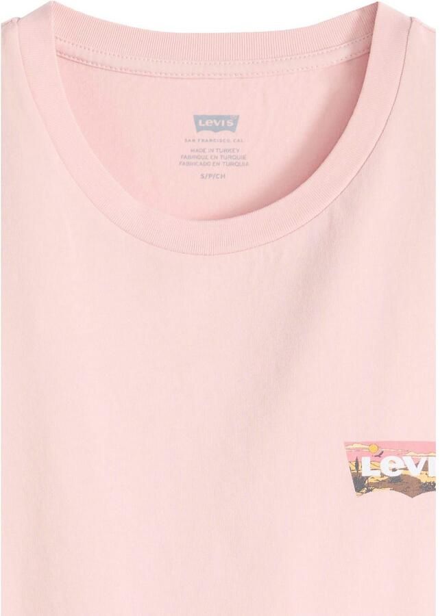 Levi's T-shirt The Perfect Tee met batwing-logoprint - Foto 2