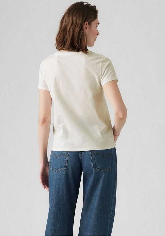 Levi's T-shirt The Perfect Tee met batwing-logoprint - Foto 5