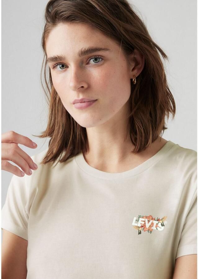 Levi's T-shirt The Perfect Tee met batwing-logoprint - Foto 2