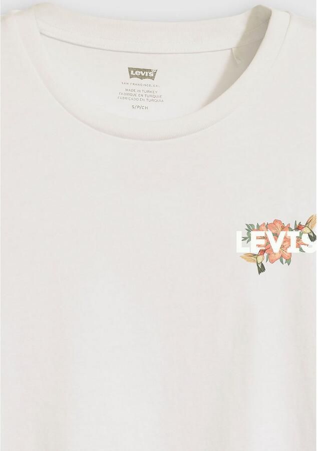 Levi's T-shirt The Perfect Tee met batwing-logoprint - Foto 3