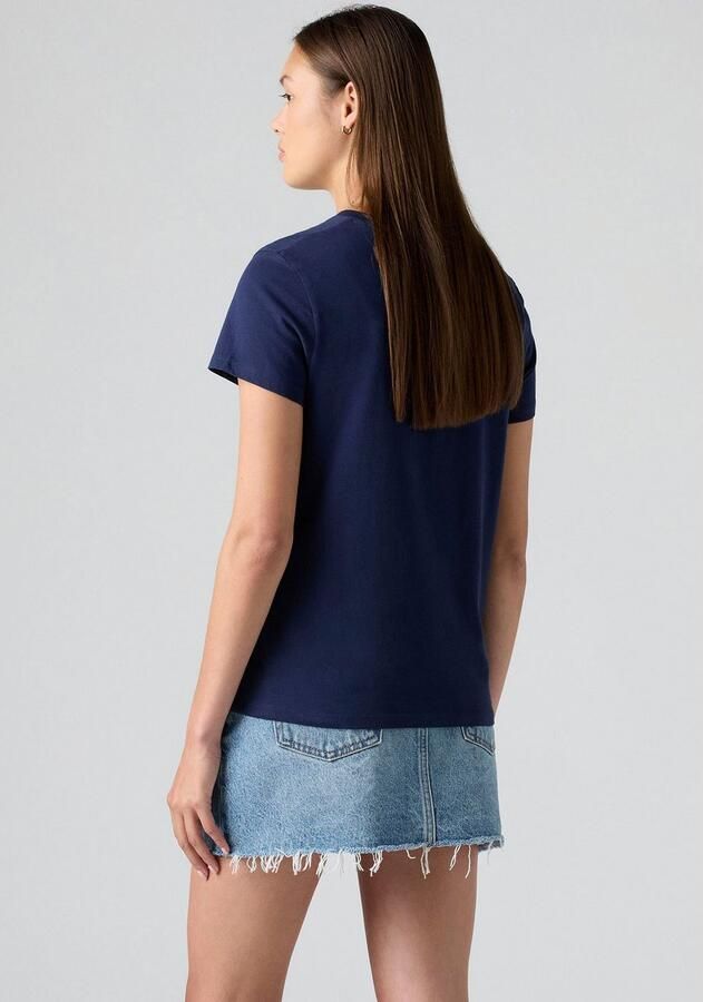 Levi's T-shirt The Perfect Tee met batwing-logoprint - Foto 4