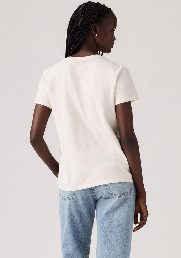 Levi's T-shirt The Perfect Tee met bloe print - Foto 5