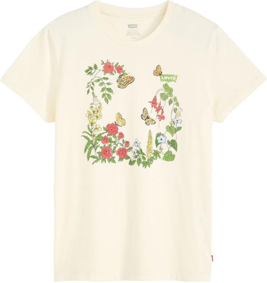 Levi's T-shirt The Perfect Tee met bloe print