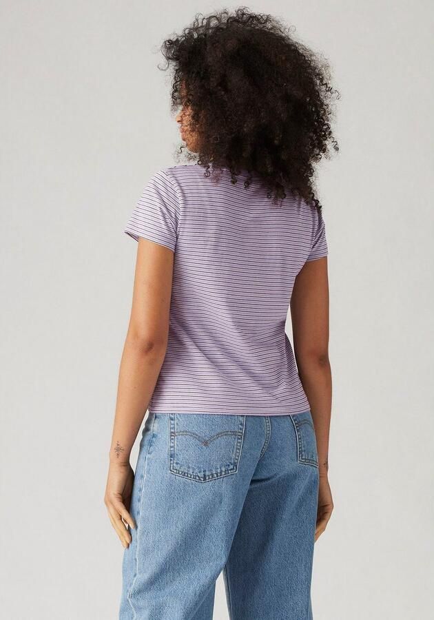 Levi's T-shirt The Perfect Tee met klein logoborduursel - Foto 5